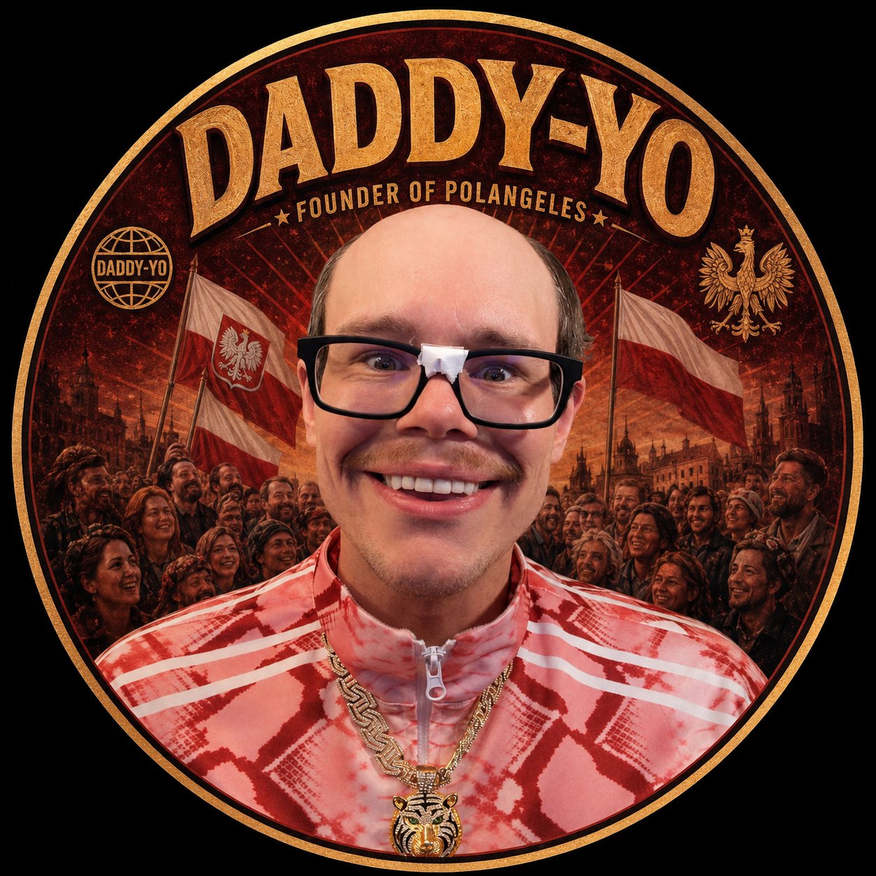 Daddy-Yo Founder of Polangeles official medallion
